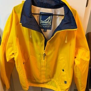 Sperry Blue and Yellow Outdoor Jacket